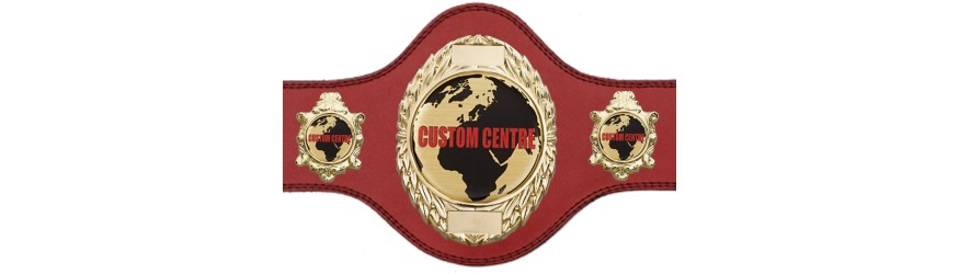 CUSTOM CHAMPIONSHIP BELT PLT286/G/CUSTOM - AVAILABLE IN 4 COLOURS